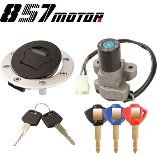 Motorcycles Ignition Switch Gas Cap Seat Key Lock Set For SUZUKI 250 GSF250 Bandit 250 74A 75A 77A 78A 79A