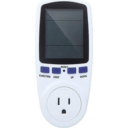 Plug-in Power Consumption Meter Energy Electricity Usage Watt Calculator Monitor US plug