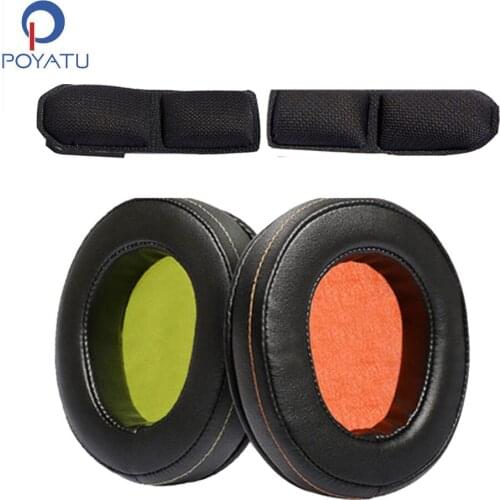 POYATU Head Band Headphone Headband For SteelSeries 9H 9 H Gaming Headphone Ear Pads Earpads Replacement Earmuff Cover Cushion