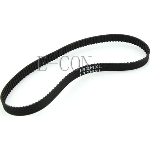 1pcs 106MXL Timing Belt 132 Tooth Black Cogged Rubber Geared 6mm Width B132MXL