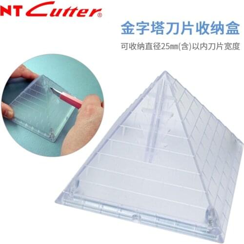 Japan NT Cutter iCD-400P waste blade storage box transparent utility knife waste blade storage box