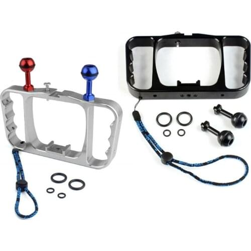 68UB Handheld Stabilizer Dual Hand Grip for-GoPro 7/(2018)/6/5/4/3+/3 Cameras