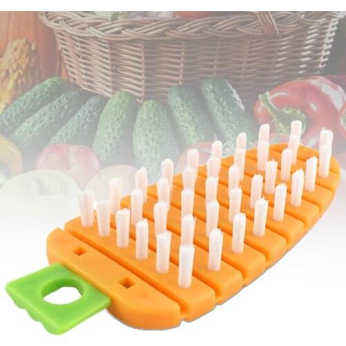 Cleaning Brush Cute Carrot Shape Convenient ABS Multifunctional Kitchen Cleaner for Vegetable