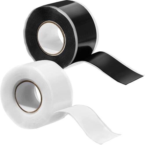 2.5x300cm Universal Super Strong Fiber Waterproof Silicone Tape Self-adhesive Stop Leaks Seal Repair Tape Self Fusing Wire Tape