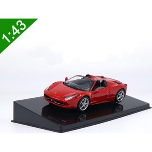 High Quality 1:43 Meticulous Roadster 458 Spider Alloy Model Car Static Metal Model Vehicles for Kids Toys Free Shipping