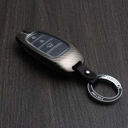 High Quality Car Key Protective Case Cover For Hyundai Sonata Santafe dn8 2020 2021 Car Interior Accessories