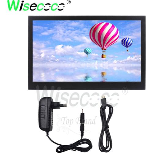 Wisecoco 13.3 inch ips 2k monitor with outer casing computer display for raspberry pi earphone double hdmi interface