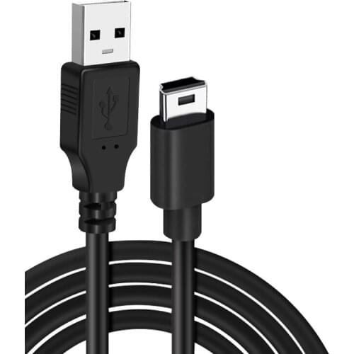 1 pcs 100 cm Length Black USB 2.0 A Male to Mini USB B Male Cable Adapter 5P OTG V3 Port Adapter Usb Extension Data Cable