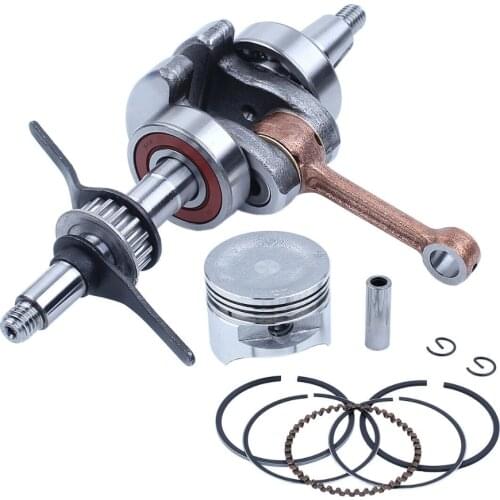 Quality Engine Rebuild Kit Crankshaft & 39mm Piston Pin Ring Circlip Kit For Honda GX35 GX 35 4 Stroke Small Engine Motor Part