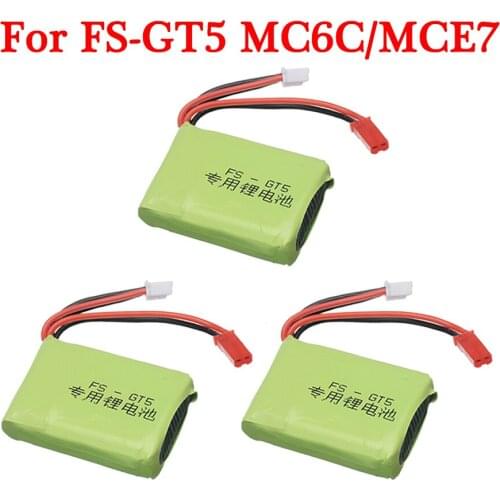 3pcs/lot 7.4V 1500mAh lipo Battery for Flysky FS-GT5 Transmitter RC Car RC Boat Parts Toys accessories 2S Battery for MC6C/MCE7