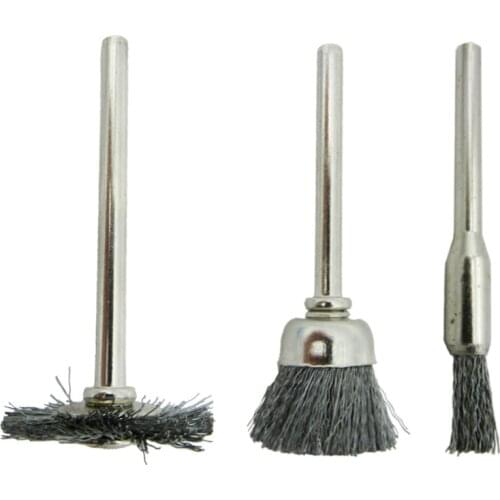 36 pieces of copper wire brush, wire brush, bowl brush, T-shaped brush, polished flower head