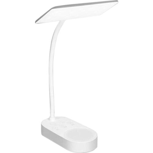 Cordless USB Rechargeable Powered Desk Table Reading Lamp 40 Led, Contact 3 Colors Dimmable 6 Brightness,Memory Function