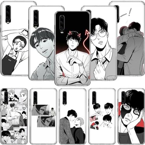 Gay Man Anime Comics Phone Case For Huawei P30 P40 P20 P10 Mate 20 10 30 Lite Pro P Smart Z Plus Printing Cover Coque Shell