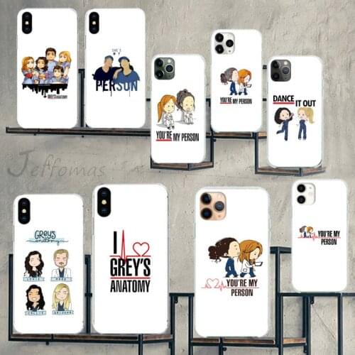 My Person Greys Anatomy Phone Case Transparent for Samsung A71 S9 10 20 HUAWEI p30 40 honor 10i 8x xiaomi note 8 Pro 10t 11