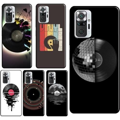 Vinyl DJ Record Art For Xiaomi Redmi Note 10 Pro 8T 9S Note 7 8 9 Pro Phone Case For Redmi 9C 9T 9 9A 8A K40