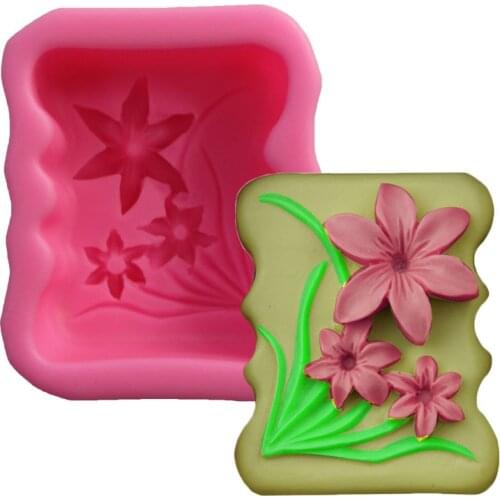 DIY handmade Narcissus Silicone mould Cake soap Chocolate Pudding Jelly Candy Cookie Biscuit Bakeware Mold Kitchen baking