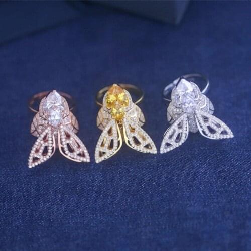 Designer Fashion 925 Sterling Silver Jewelry 3A Cubic Zirconia Party Ring