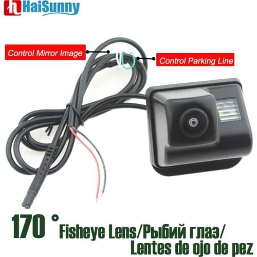 Reverse Camera 170 Degree View Angle Night Vision Rear View Camera Fisheye Lens For Mazda CX5 2012 2013-2015 Mazda 3 2006- 2009
