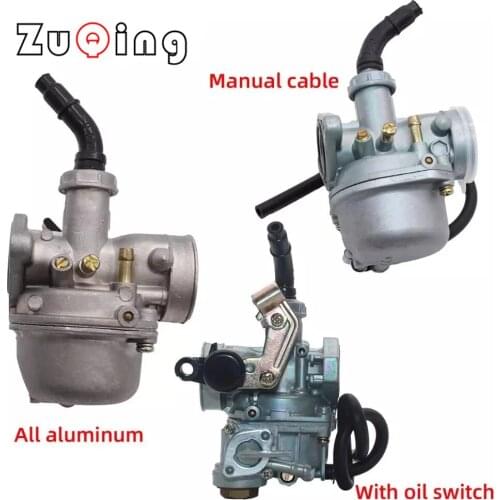 Motorcycle PZ19 Carburetor Hand Cable Chock Carb For 70cc 90cc 110cc Pit Dirt Bike Quad Enduro Off road Go Kart ATV