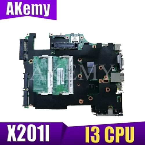 For 48.4CV01.031 ThinkPad X201 X201I notebook motherboard With I3 CPU QM57 DDR3 100% fully tested