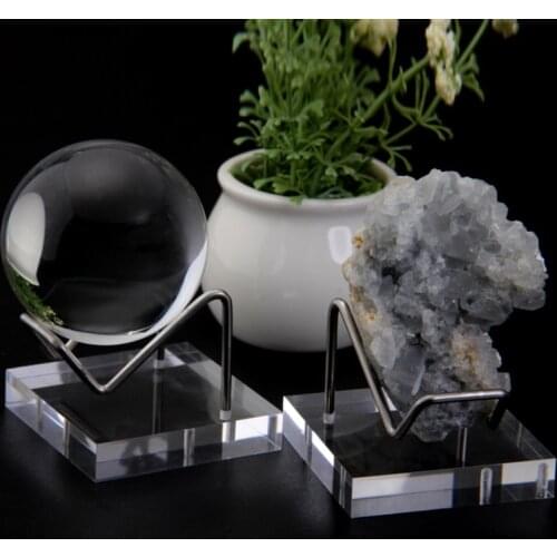 Mineral Fossil Display Stand Holder Acrylic Base For Softball Golf Tennis Ball Baseball Sphere Balls Stones Display Stand