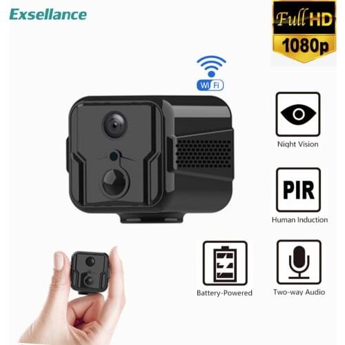 Mini Camera 1080P Full HD WiFi IP Battery Two Way Audio Night Vision Voice Recorder Wireless Camcorder Video Surveillance Camera