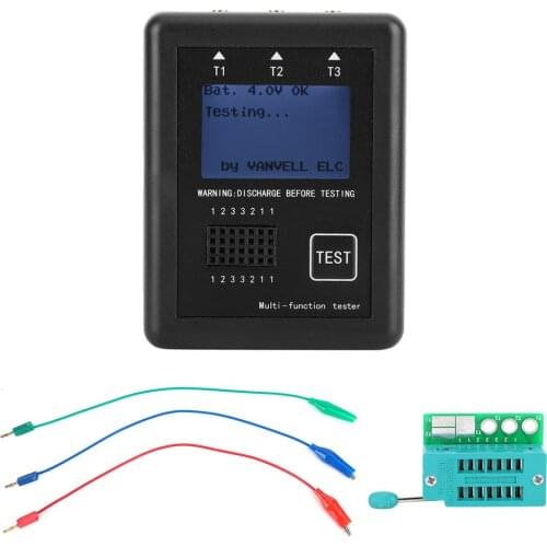 Multifunction Capacitor Tester Diode Triode Resistor Capacitor Transistor Tester