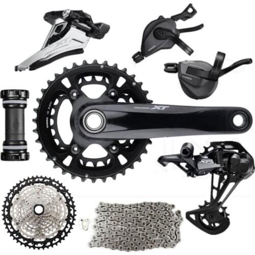 SHIMANO XT M8100 Groupset 24 Speed 26-36T 170 175MM Crankset Mountain Bike Groupset 2x12-Speed 45T 10-51T