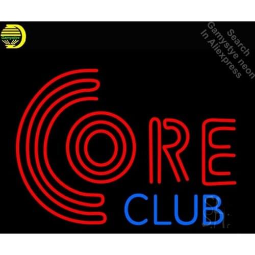 NEON SIGN For Core Club neon Light Sign Car Advertise Window for sale Dropshipping retro neon LAMPS illuminated outdoor signs
