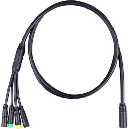 New Ebike 1T4 Cable for Bafang BBS01 BBS02 BBSHD Mid Motor Thumb Throttle Connector