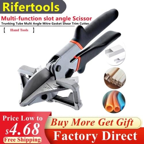 FreeShipping New PVC Trunking Tube Multi Angle Mitre Gasket Shear Trim Cutter Pipe Cutting Tools 0-135Degree Adjustable Scissors