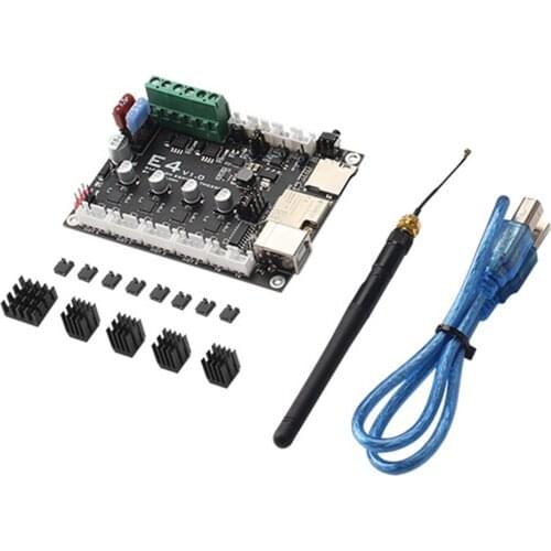 E4 V1.0 Board Based Minimal 3D Printer Control Board on ESP32 & TMC2209 Built-in WiFi and BT External Antenna 3D Printer Parts