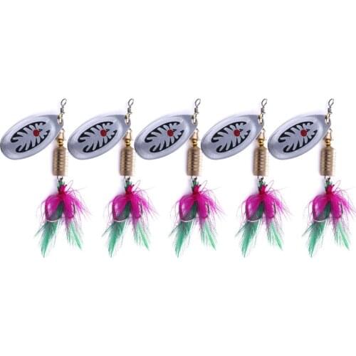 10pcs Spoon Lure Spinnerbait Fishing Lure Hard Metal Sequins 7.5CM 10G Pesca Fishing Tackle
