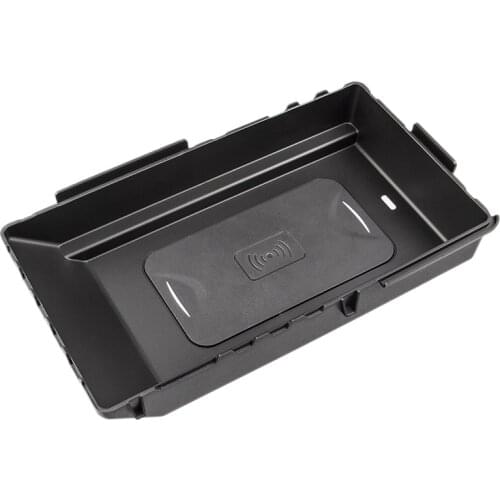 Universal 10W Qi Car Console Quick Wireless Charger Skoda Kodiak 2019 for Iphone 8 X XS and All Q