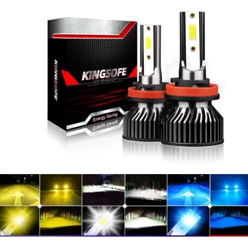 LED Mini Car Headlight H4 80W 12000LM H7 H1 H3 H8 H11 H13 9005 9006 6000K 8000K Car Styling Auto Headlamp Fog Light Bulbs