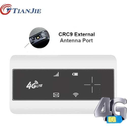 TIANJIE MF904 150Mbps Cat4 Unlocked Universal 3G 4G Mobile Portable Pocket WiFi Router Modem Hotspot With Sim Card Slot