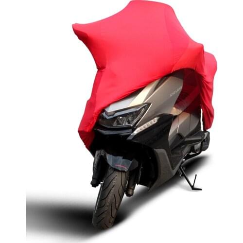 Universal M-4XL Size Elastic Fabric Motorcycle Cover UV Protection Cover for Indoor Outdoor Motorcycle Dust Sun Protection Cover