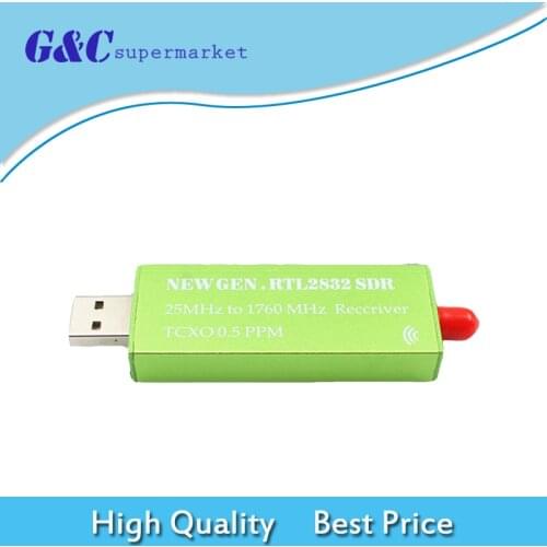 USB Adapter RTL-SDR RTL2832U + R820T2 w/ 1PPM TCXO Tuner Stick Receiver Oscillator