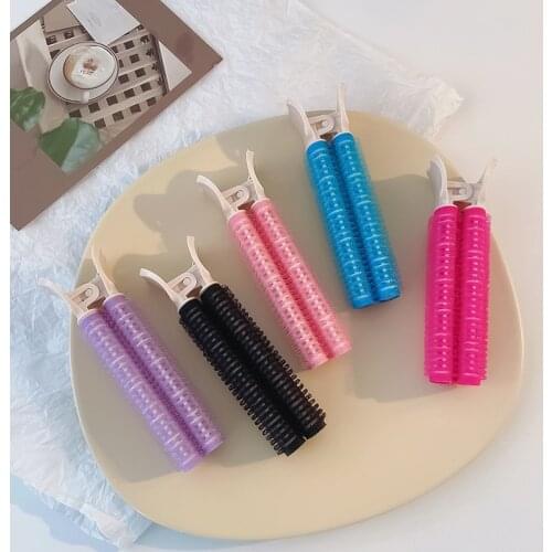 Web celebrity lazy artifact curling iron hairpin pure color contracted fluffy clip wave air bang shape headdress femalehigood