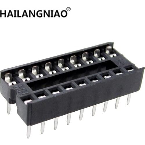10pcs 18 Pin DIP SIP IC Sockets Adaptor Solder Type
