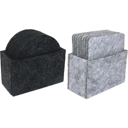 8Pcs Cup Bowl Insulated Pad Mat Placemat with Storage Box Home Kitchen Gadgets high quality material heat resistance durable use