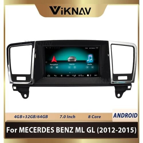 Android Car GPS Navigation Display For-Mercedes-Benz ML 2012-2015 GL 2013 2014 2015 Multimedia Video Player