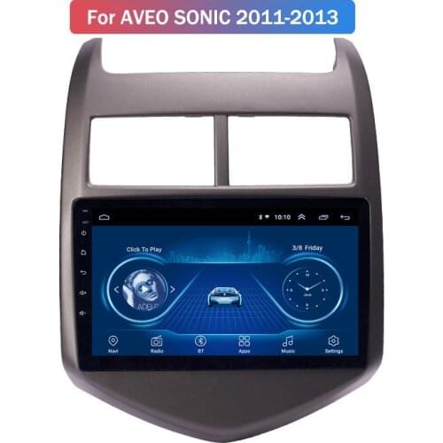 For Chevrolet Aveo Sonic 11-13 Car-Mounted All-in-One Android Big Screen DVD GPS Android 9 Car radio Multimedia Video Player