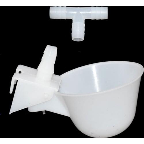 20 Pcs 10 MM Bird Pigeon Waterer Bowl Automatic Drinker Fountain Poultry Bird Feeder Quail Water Hanging Cup Poultry Supplies