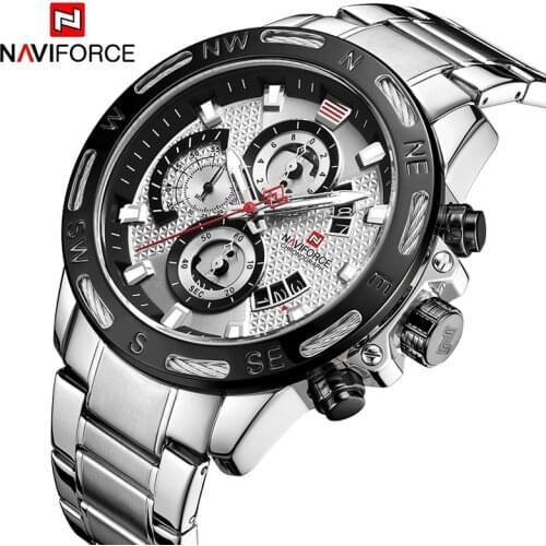 NAVIFORCE New Men Watches Top Brand Fashion Sport Watches Mens Waterproof Luxury Quartz Wrist Watch Male Clock Relogio Masculino