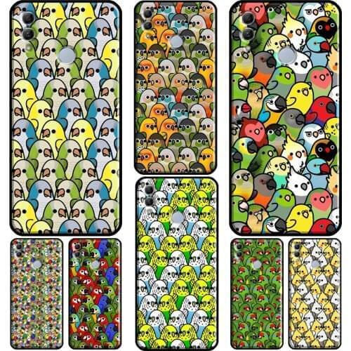 Parrot Birds Cockatiel For Huawei Honor 10i 7C 7A 6C 4C Pro 8A 9A 6X 7X 8X 9X 7S 8S 9S 8 9 20 10X 10 Lite Case