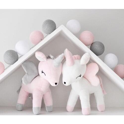 INS Cartoon Unicorn Plush Toy Sofa Pillow/Cushion Children Girl Room Decoration Photography Props Kids Birthday Christmas Gifts
