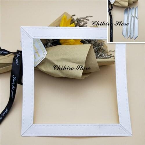 Square border stencil Metal Cutting Dies cut die decoration Scrapbooking Album Paper DIY Card Craft Embossing Die Cuts