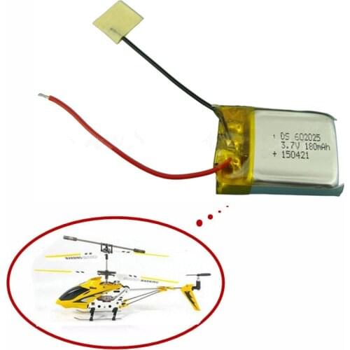 3.7V 180mAh Lipo Battery for Syma S107 S107G Skytech M3 m3 Replacement Spare Parts for Syma Skytech RC Helicopter