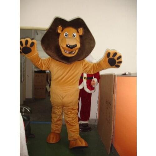 Madagascar Penguin Mascot Costume Zebra Mascot River Horse Hippopotamus Lion Mascot Costume Fancy Dress Free Shipping